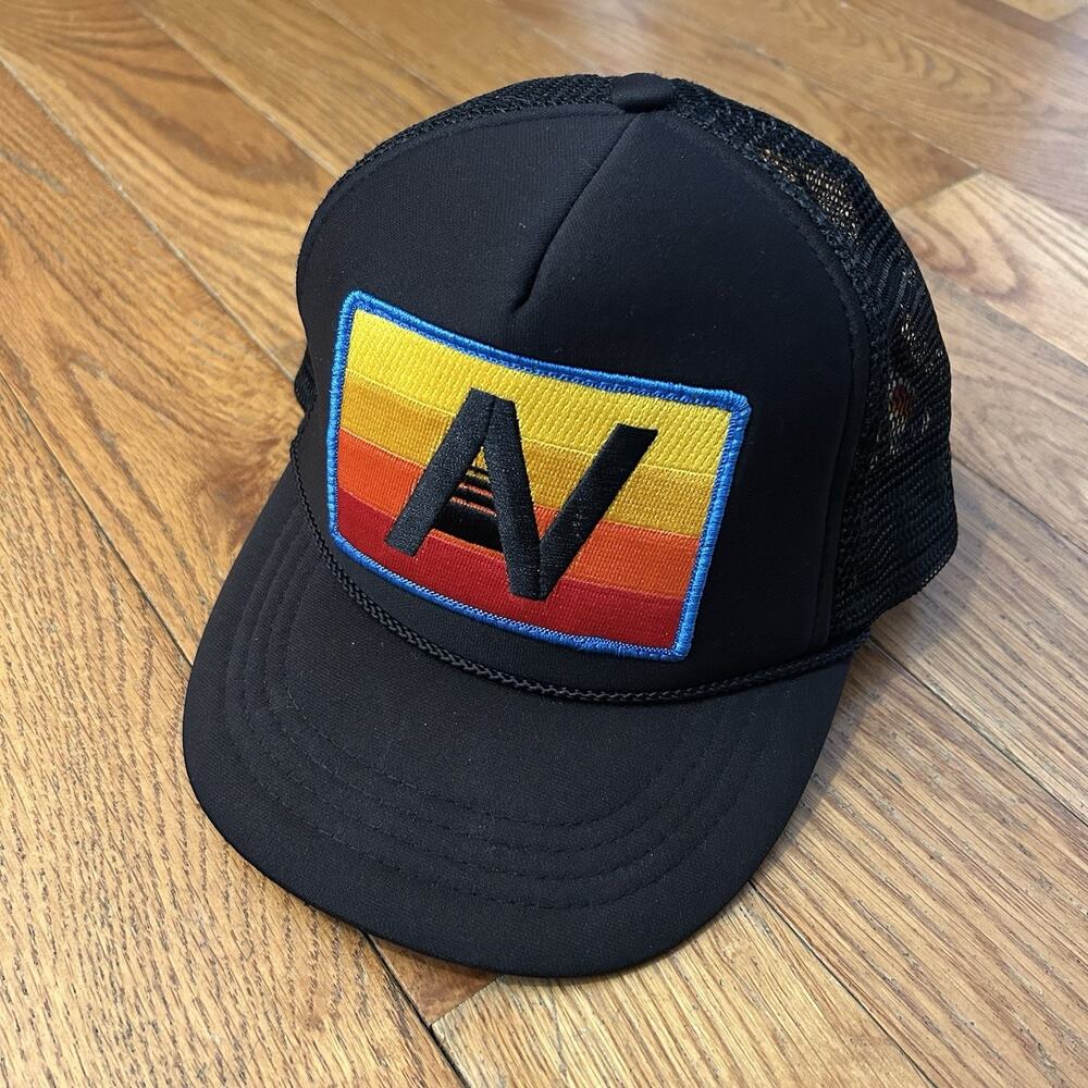 Aviator Nation Patch Logo Mesh Trucker SnapBack Hat